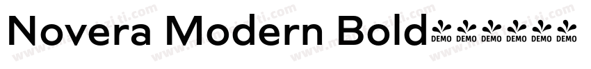 Novera Modern Bold字体转换